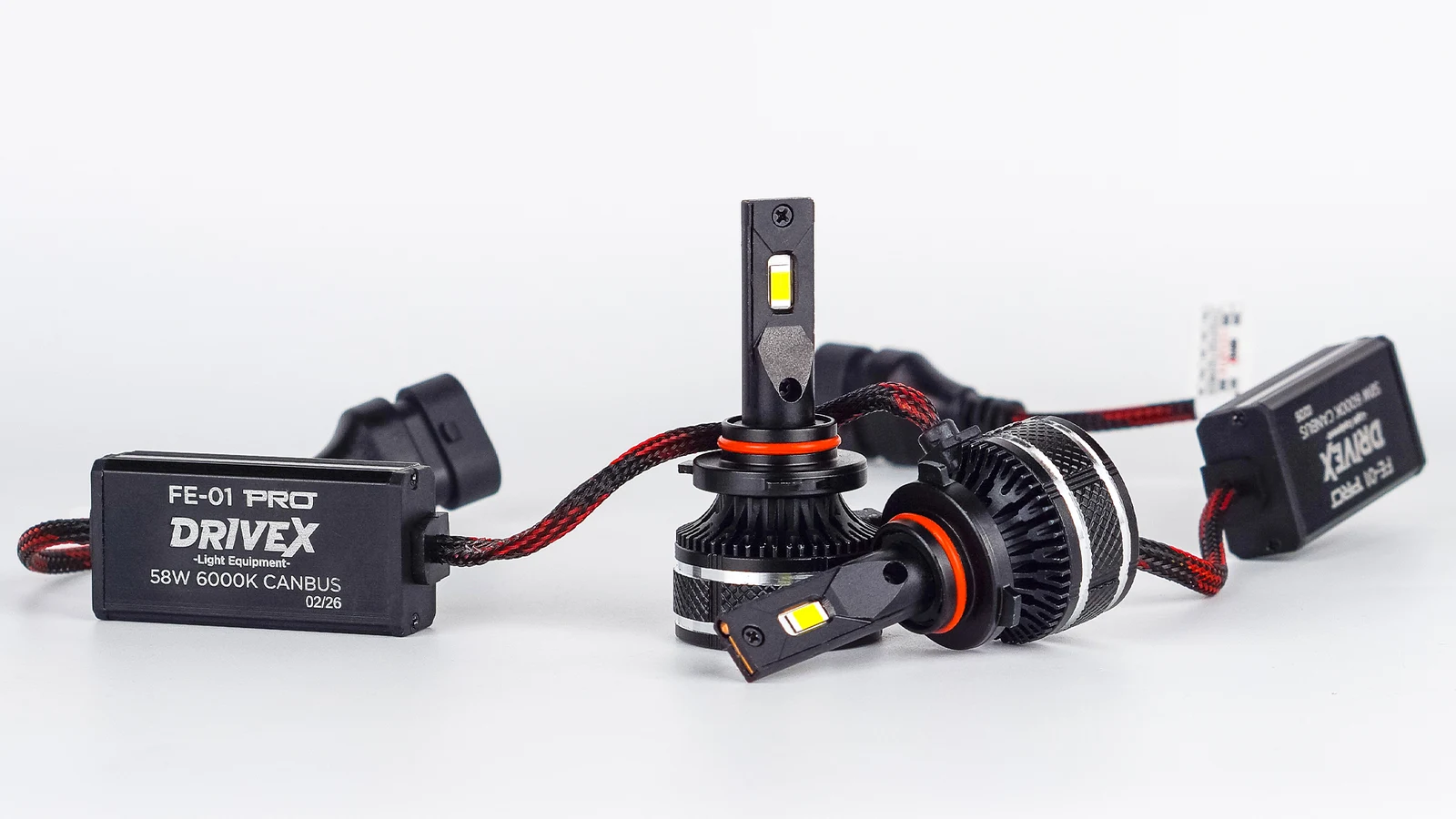 Світлодіодні лампи FE-01 PRO HB4/9006 58W CAN 9-32V 6K к-т.